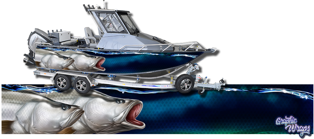 Monster fish bones graphic decals for boats  Xtreme digital GraphiX -  Xtreme Digital GraphiX