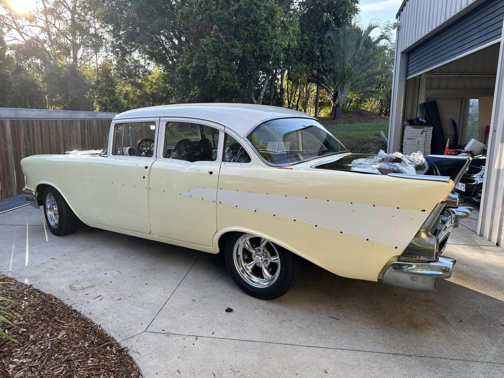 1957 Chevrolet - 3M 2080 Gloss Deep Space Wrap - Classic Car Wrap (4)